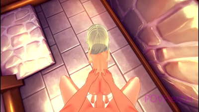 (Mahanga) Ka awhina te kotiro Elvish ki te horoi i to kanohi.